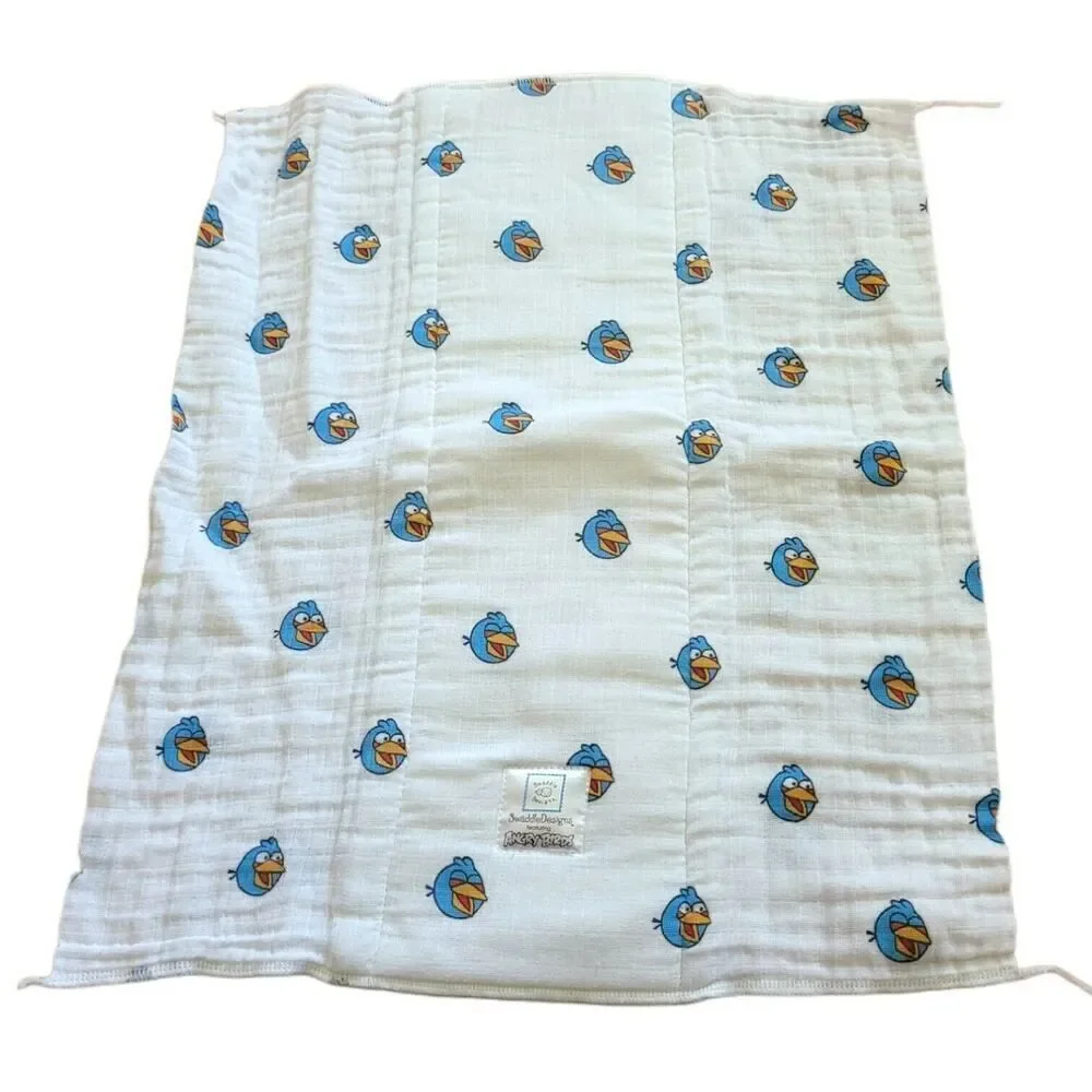 Angry Birds Swaddle Designs Baby Burpies Burp Cloths